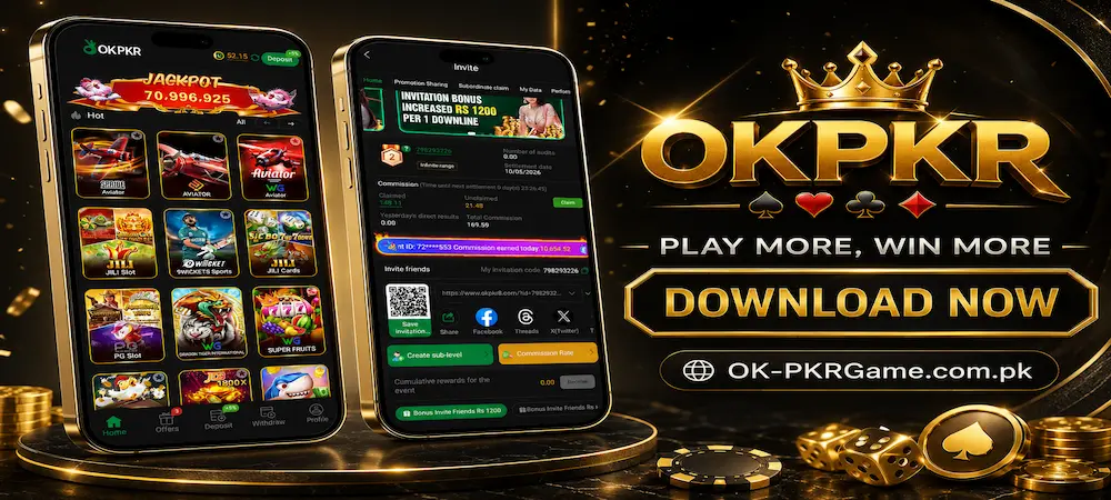 OK PKR Game interface