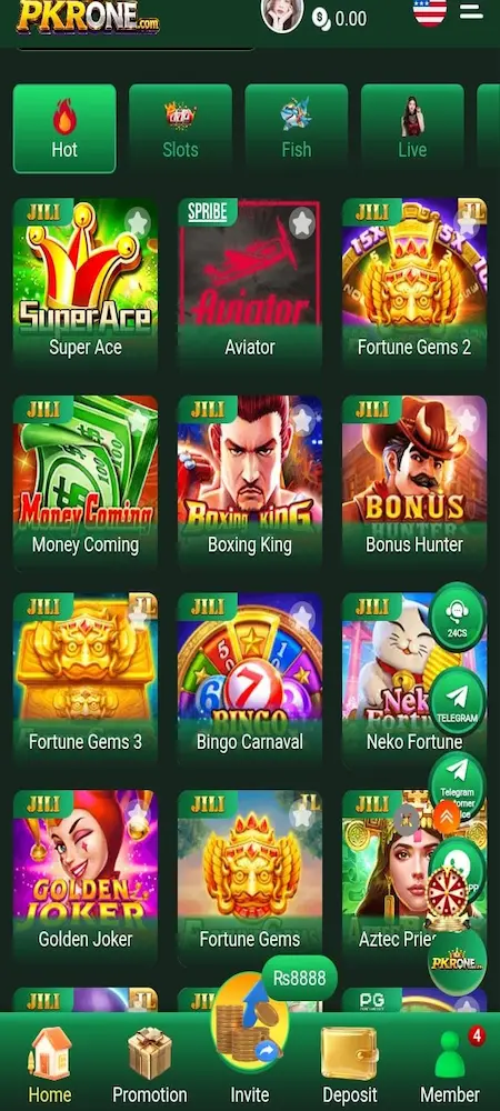 7987 Game interface